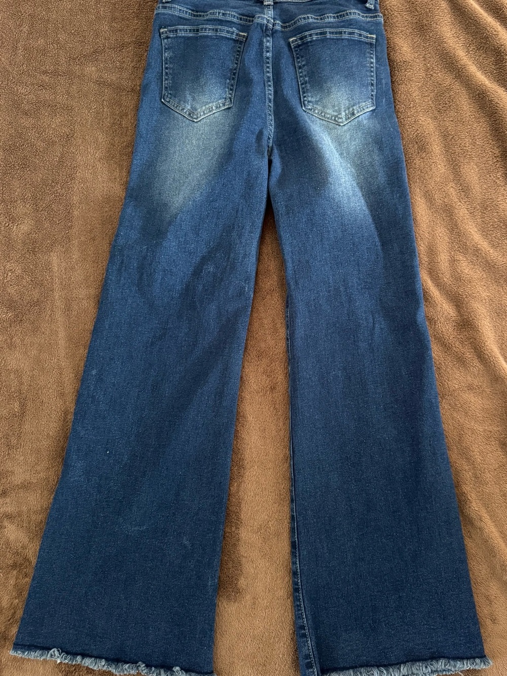 Classic Women's Wide-Leg Jeans in Dark Blue